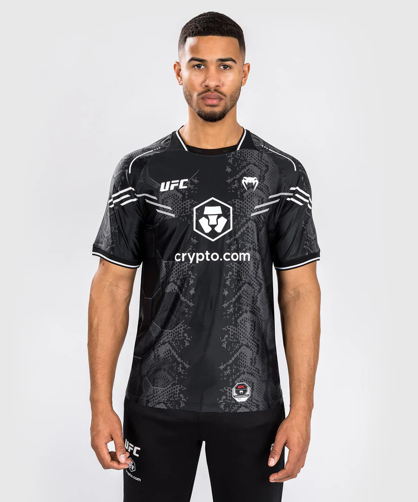 UFC Adrenaline by Venum Authentic Fight Night Men’s Walkout Jersey - Black Image 1