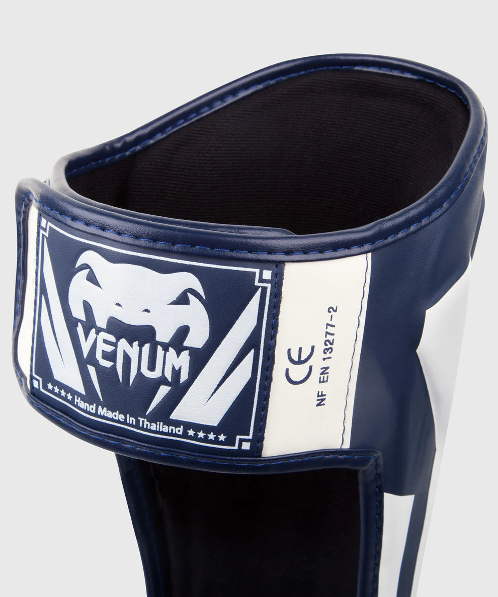 Venum Elite Standup Shinguards - Navy Blue/White Image 3