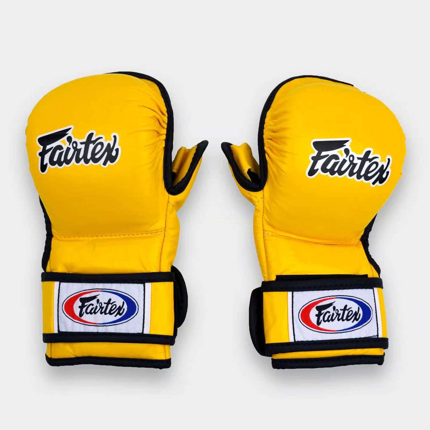 Fairtex FGV15 MMA sparring gloves yellow front view