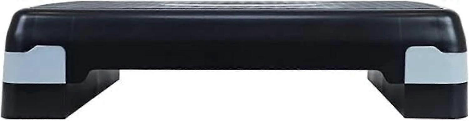 Underside of fitness step showing feet for stability on flat floors