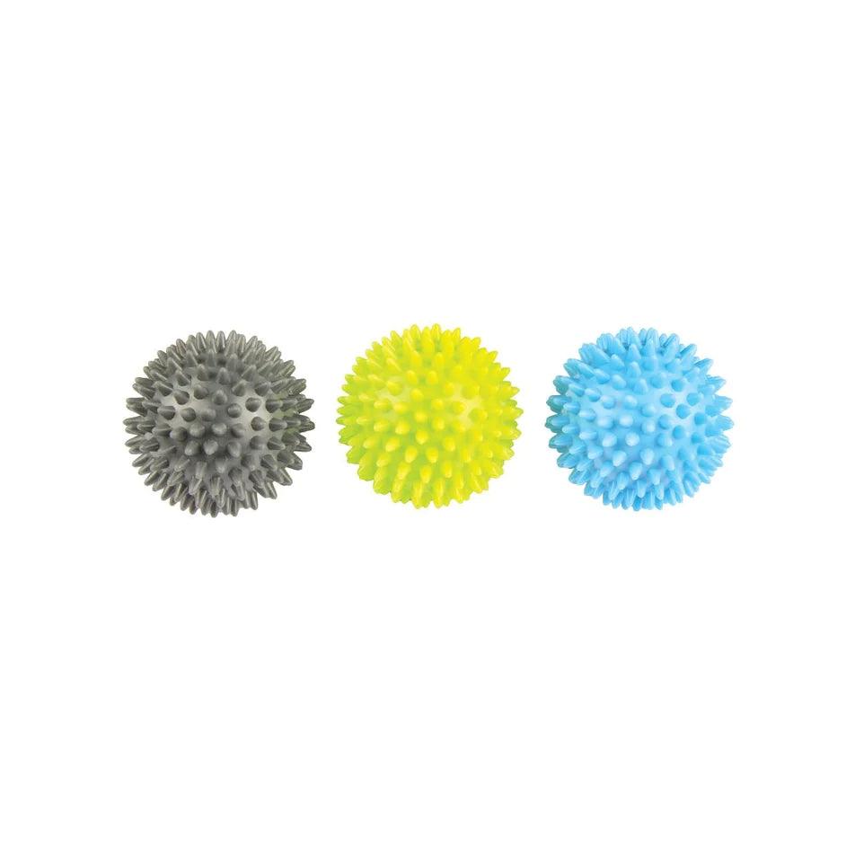 Fitness-Mad | Unisex Spiky Massage Ball - Set of 3 - RINGMASTER SPORTS - Made For Champions