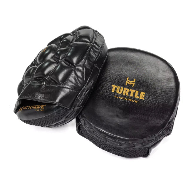 HIT N MOVE Turtle Mitts premium boxing focus mitts product shot