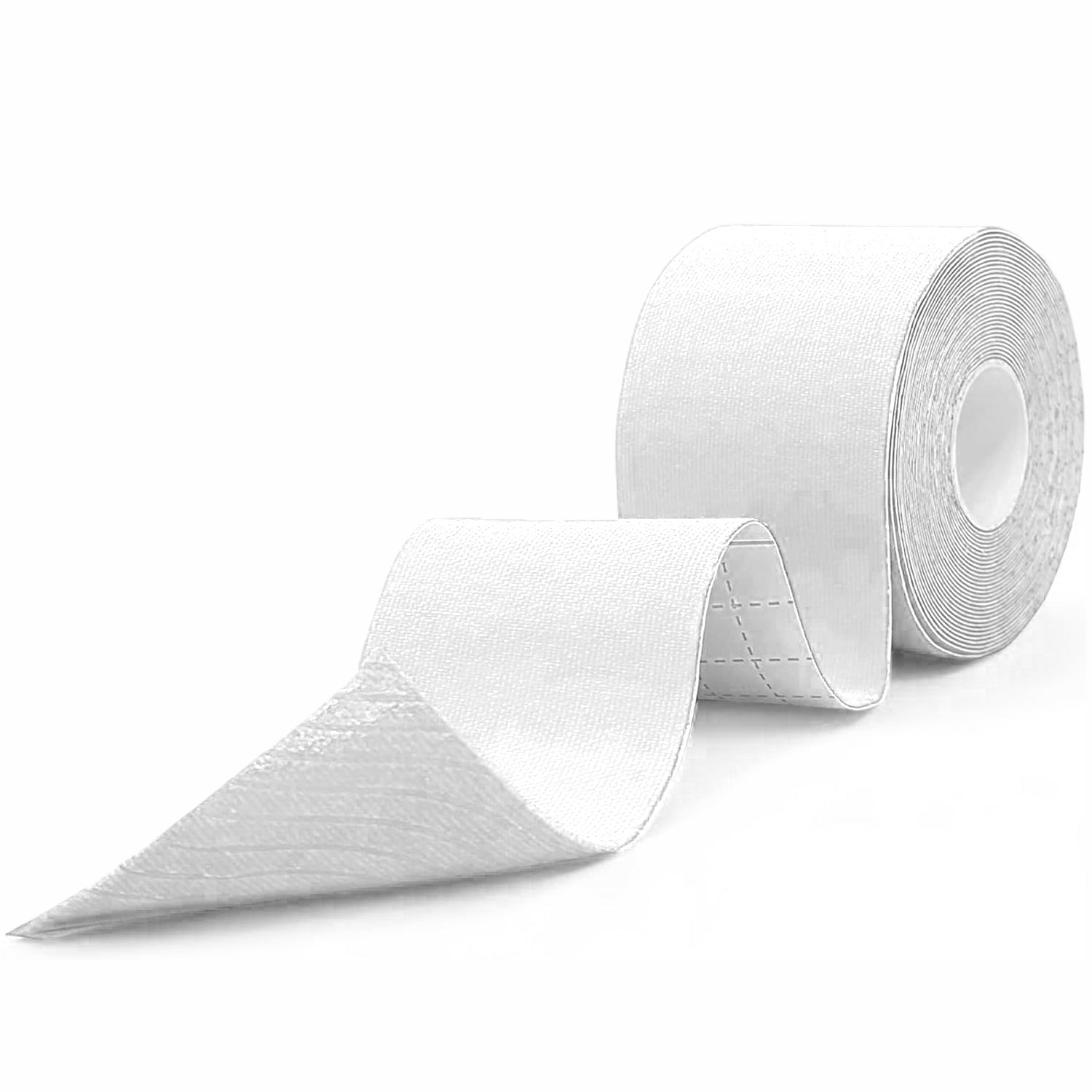 Muscle tape applied to hamstring for training support