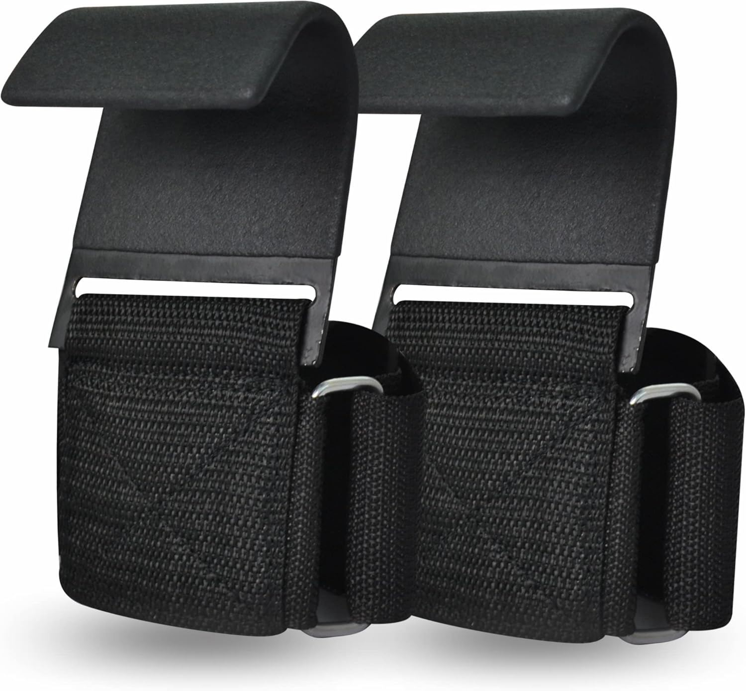 Close-up of textured steel hook surface for grip support