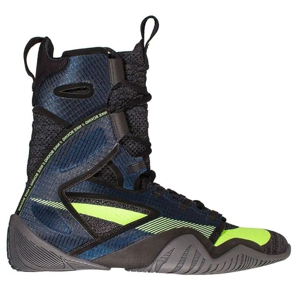 Nike HyperKO 2 Boxing Shoes - Black/Metallic Cool Grey/Blue image 1