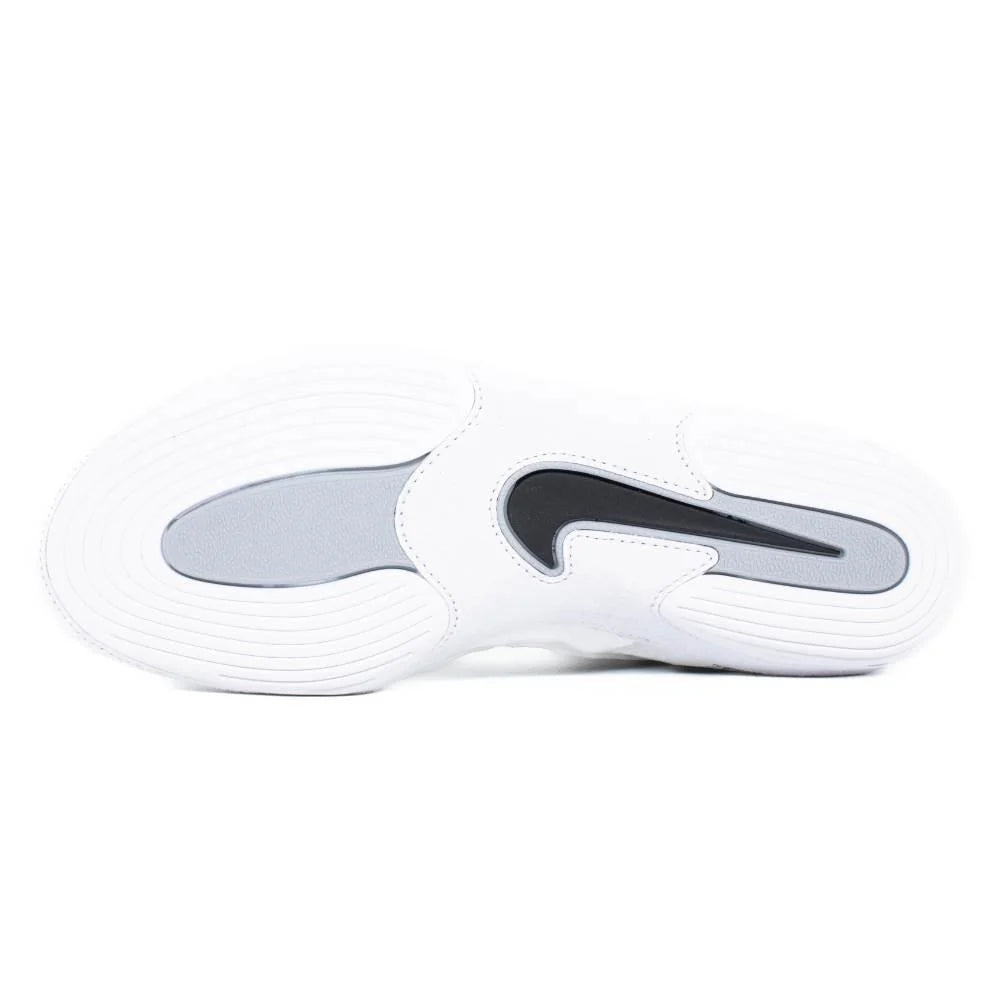 Gum rubber outsole traction pattern on Nike Inflict 4 wrestling shoes