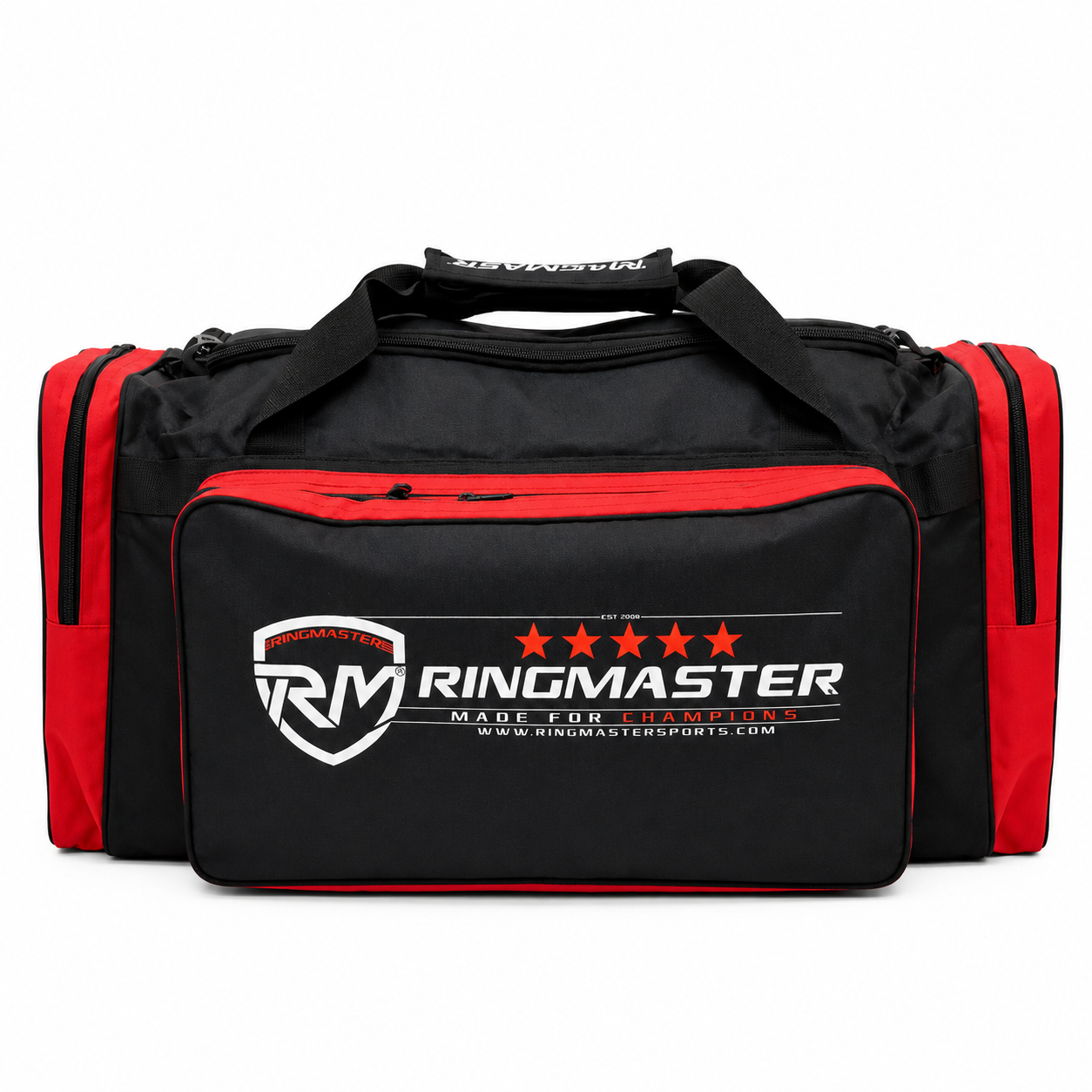 RingMaster large training equipment bag front view on plain background