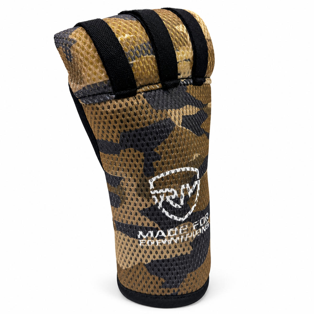 Palm-side view of RingMaster POWR Series Lace-Up Pro Wraps showing the fabric and hand openings