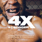 Athlete wearing SAFEJAWZ Nitro Mouthguard during boxing training for ultimate protection.