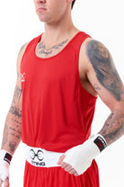 Durable Sting Mettle men’s boxing apparel singlet for training and gym use.