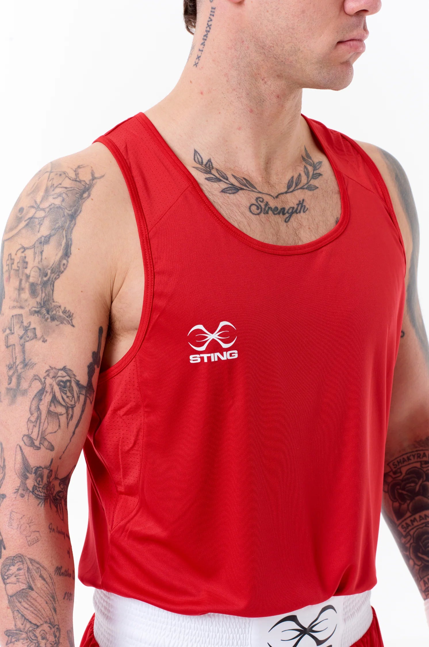 Professional Sting Mettle boxing singlet for amateur competition athletes