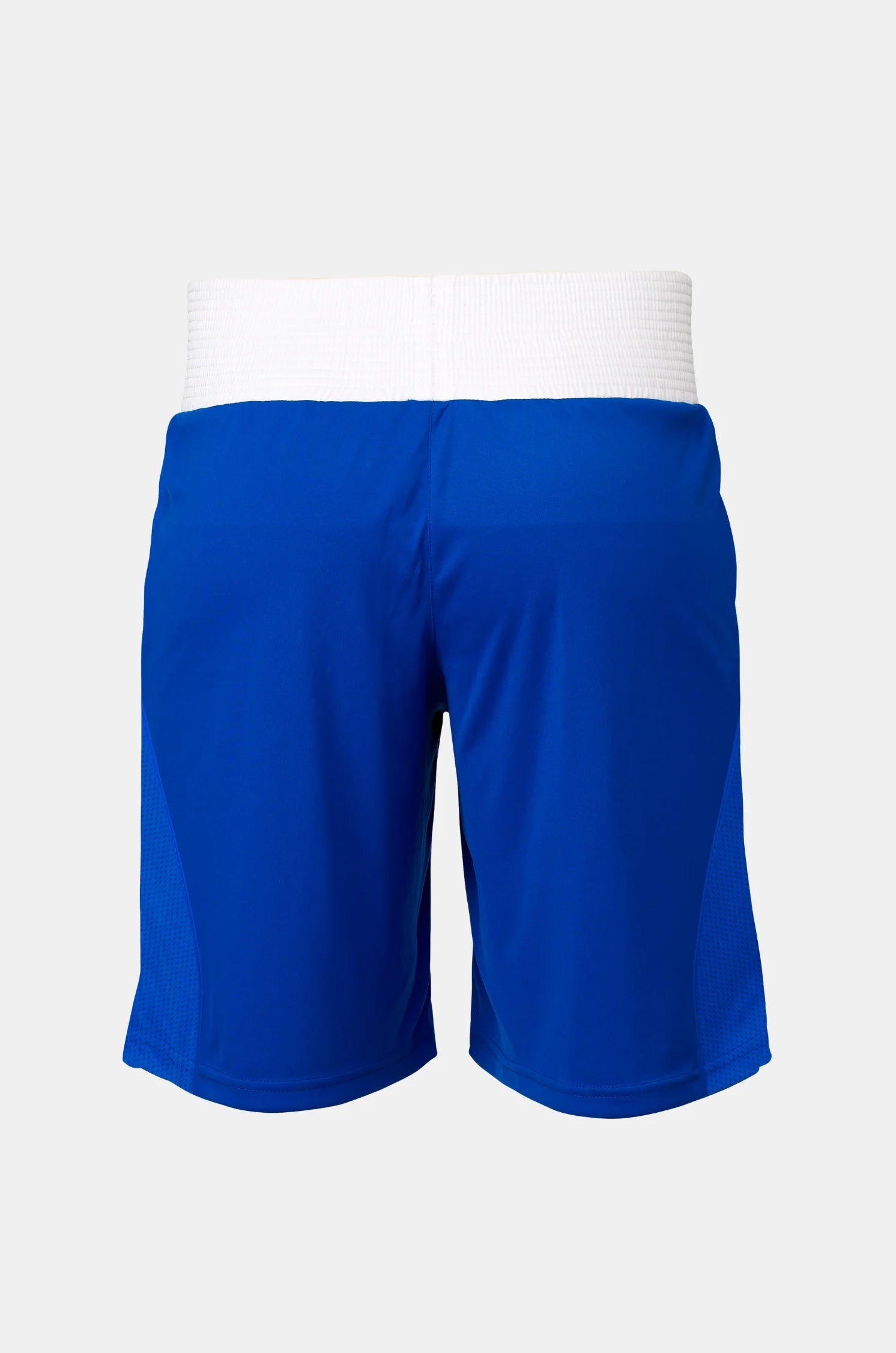 Sting Mettle Junior Blue boxing shorts featuring athletic cut and moisture-wicking fabric for flexibility and cool comfort.