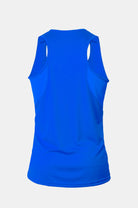 Sting Mettle Blue junior boxing singlet with athletic cut and mesh panels designed for youth training and competition.