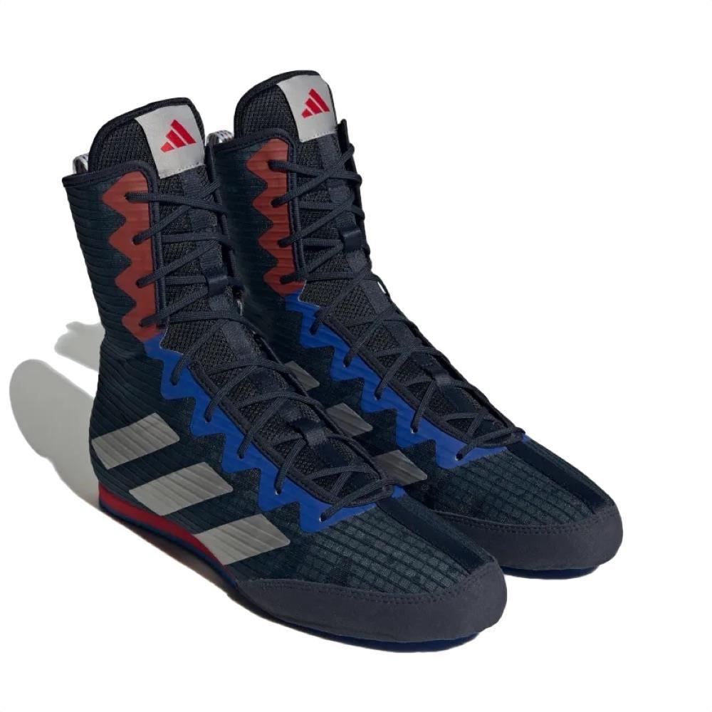 Adidas BOX HOG 4 Boxing Shoes Navy Blue - RINGMASTER SPORTS - Made For Champions