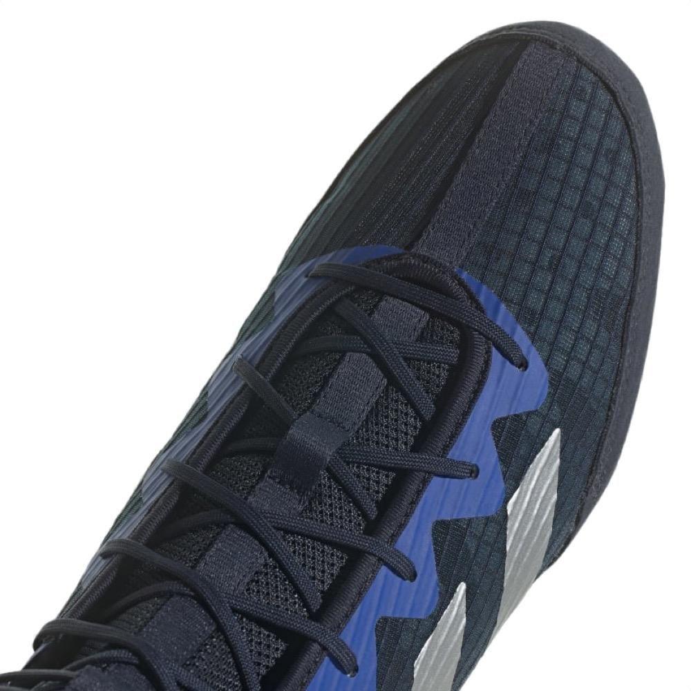 Adidas BOX HOG 4 Boxing Shoes Navy Blue - RINGMASTER SPORTS - Made For Champions