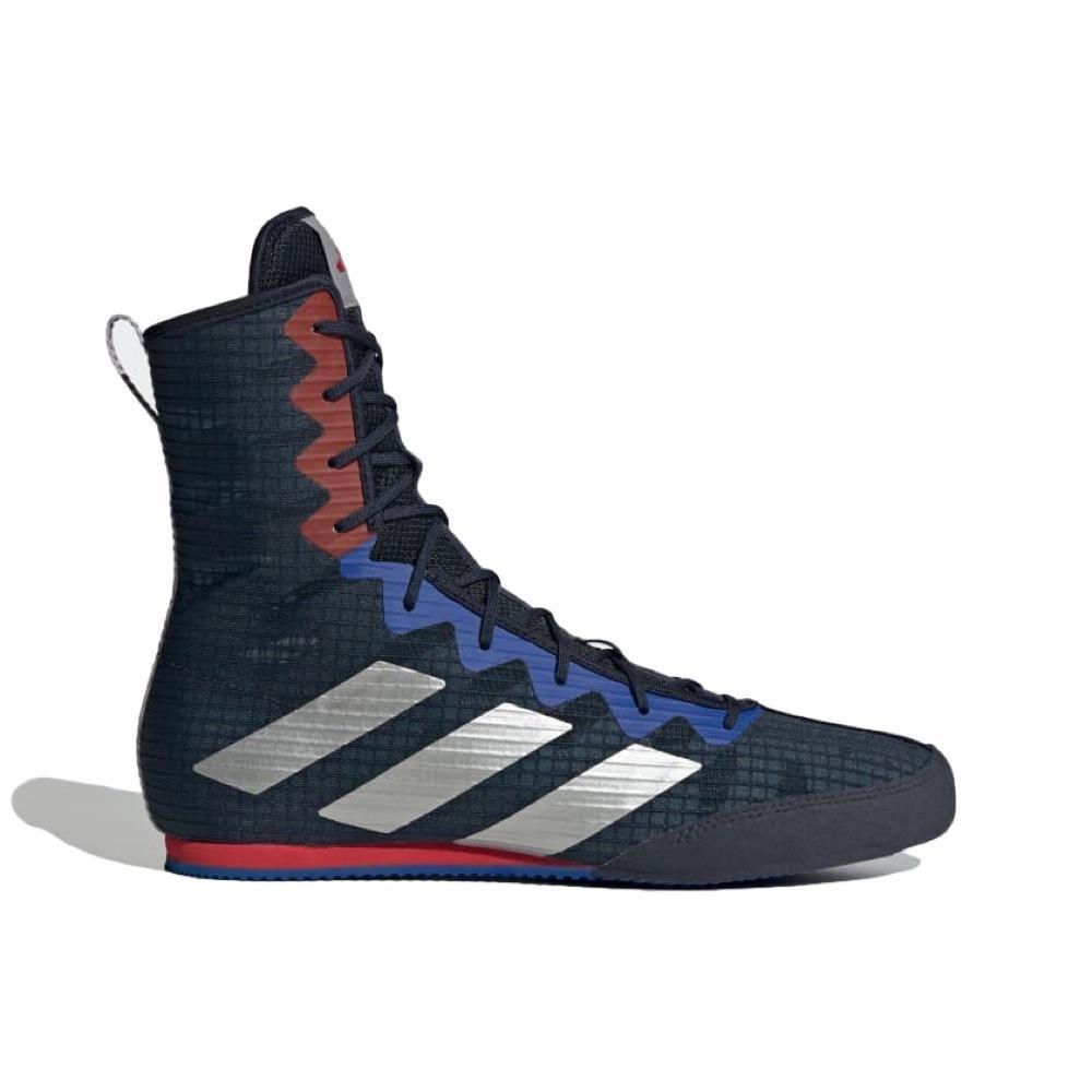 Adidas BOX HOG 4 Boxing Shoes Navy Blue - RINGMASTER SPORTS - Made For Champions