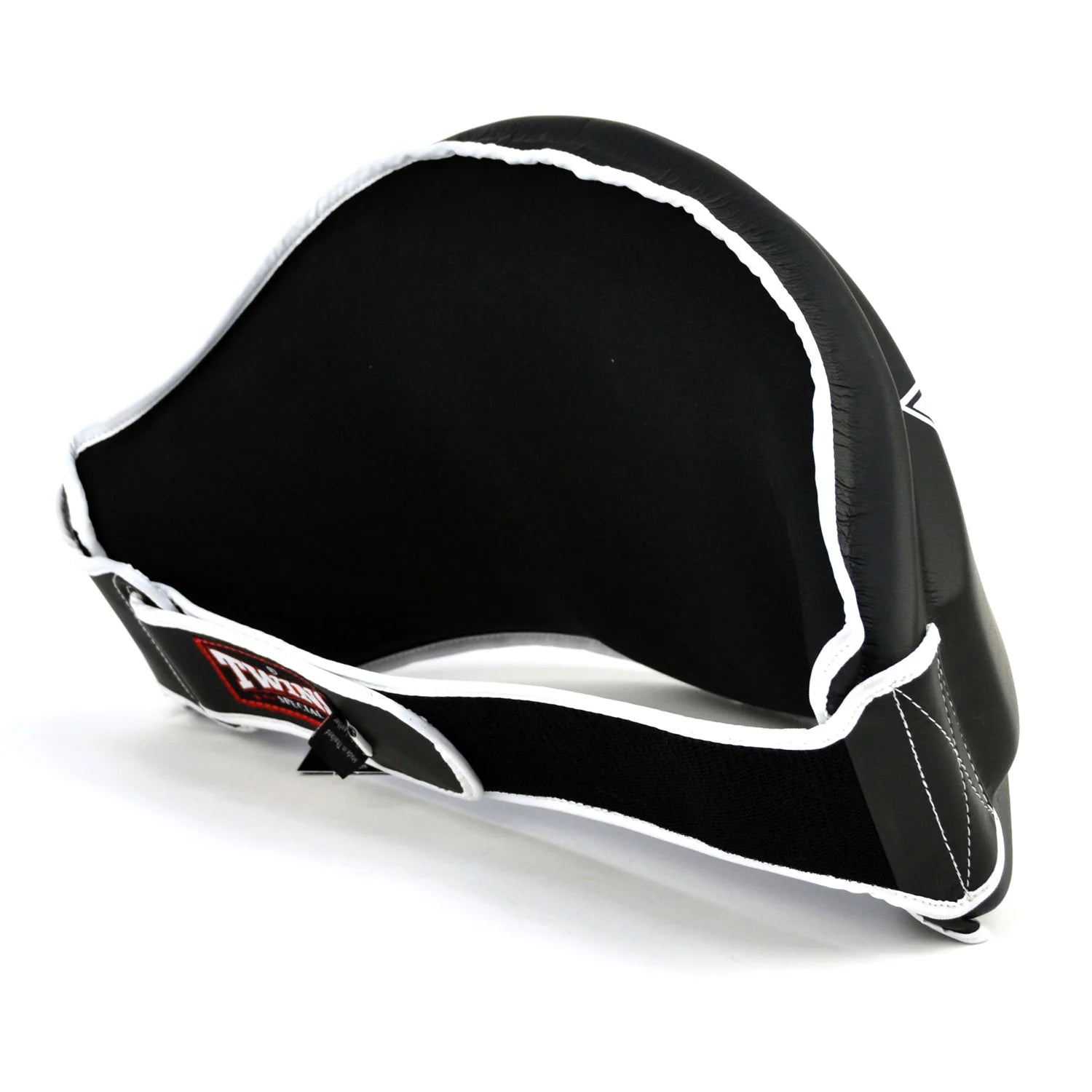 Back view of Twins belly pad with thick Velcro waist closure