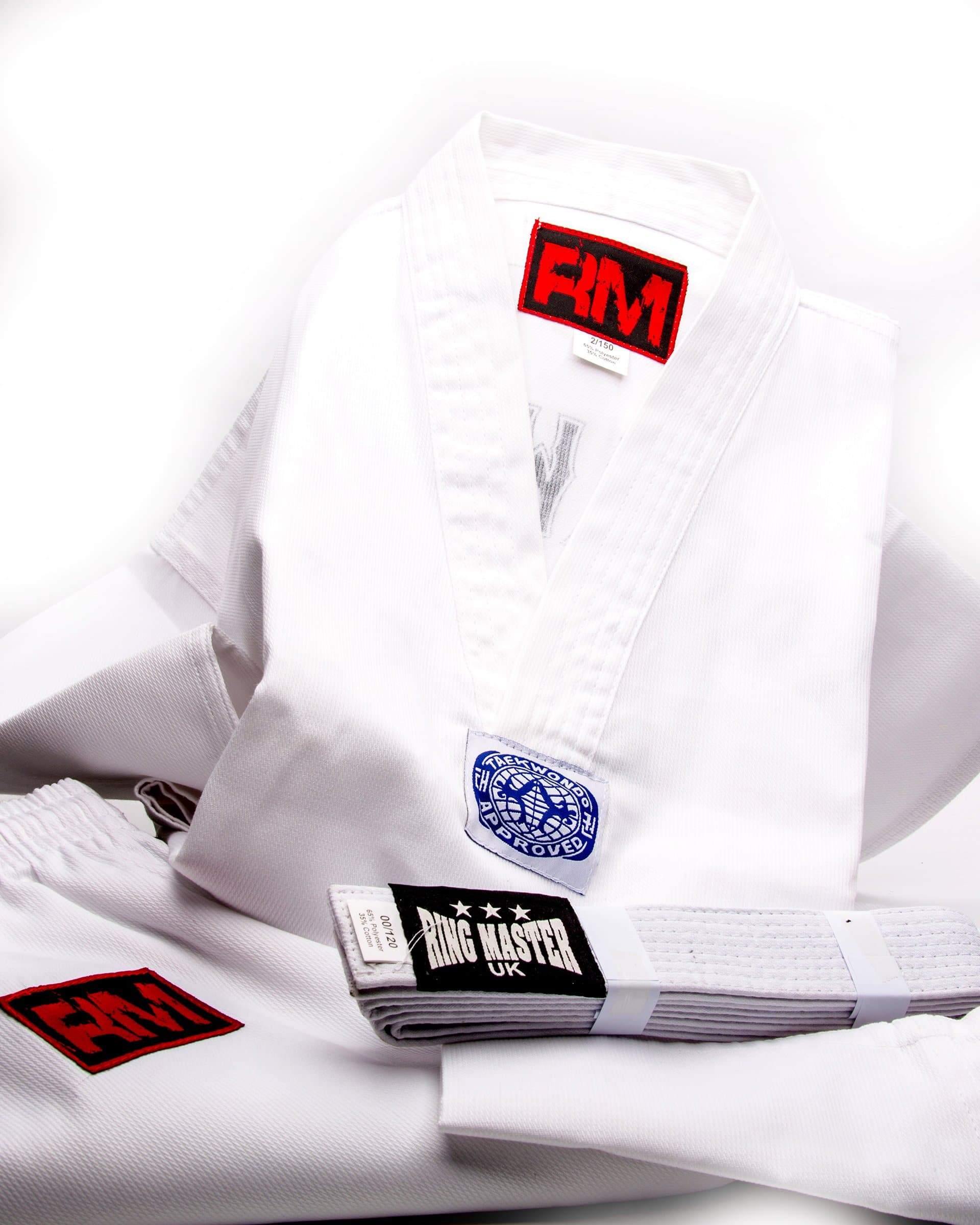 White RingMaster Sports Adults TaekWondo Gi image 3