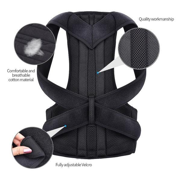 Back Waist Posture Corrector Adjustable Adult Correction Belt Waist Trainer - RingMaster Sports