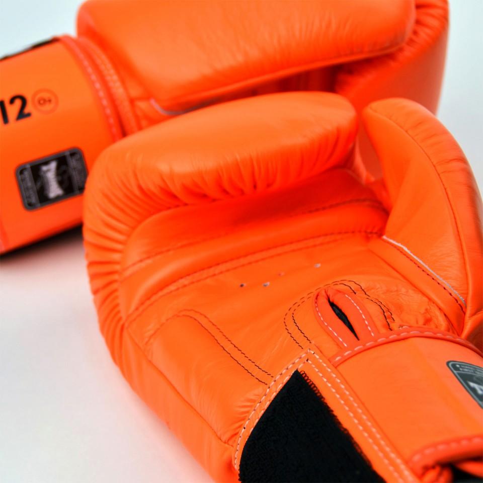 BGVL3 Twins Orange Velcro Boxing Gloves - RINGMASTER SPORTS - Made For Champions