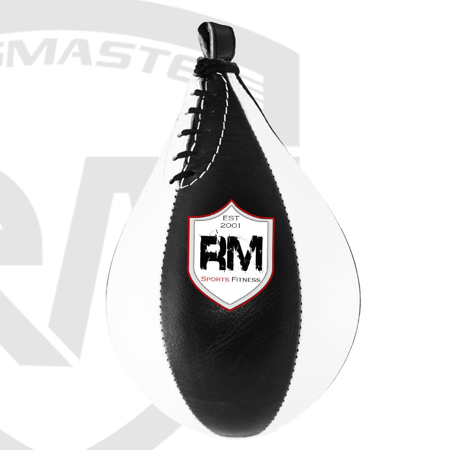 RingMaster Sports Speed Ball Synthetic Leather White/Black - RingMaster Sports