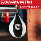 RingMaster Sports Speed Ball Synthetic Leather White/Black - RingMaster Sports