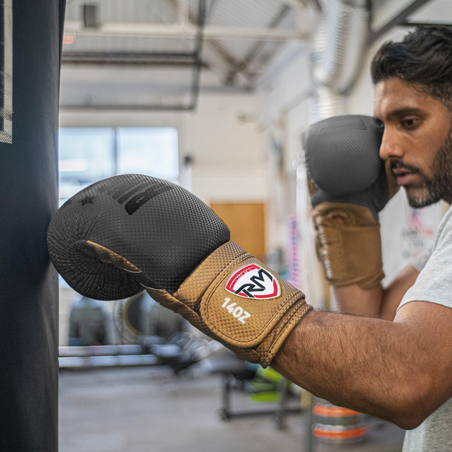 RingMaster Sports Boxing Gloves CarbonTech Leather Cobra Series - RingMaster Sports