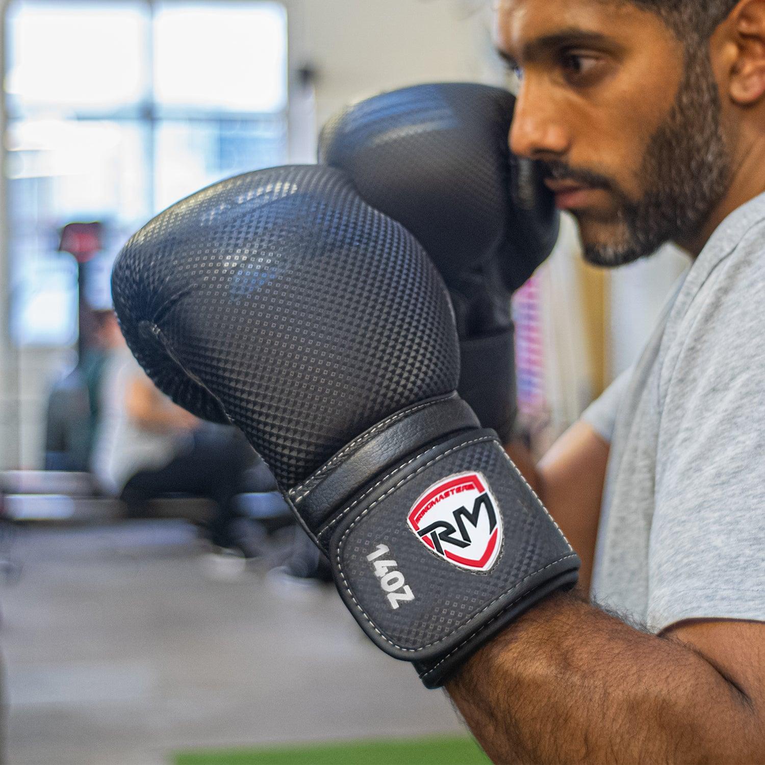 RingMaster Sports Boxing Gloves CarbonTech Leather Cobra Series - RingMaster Sports