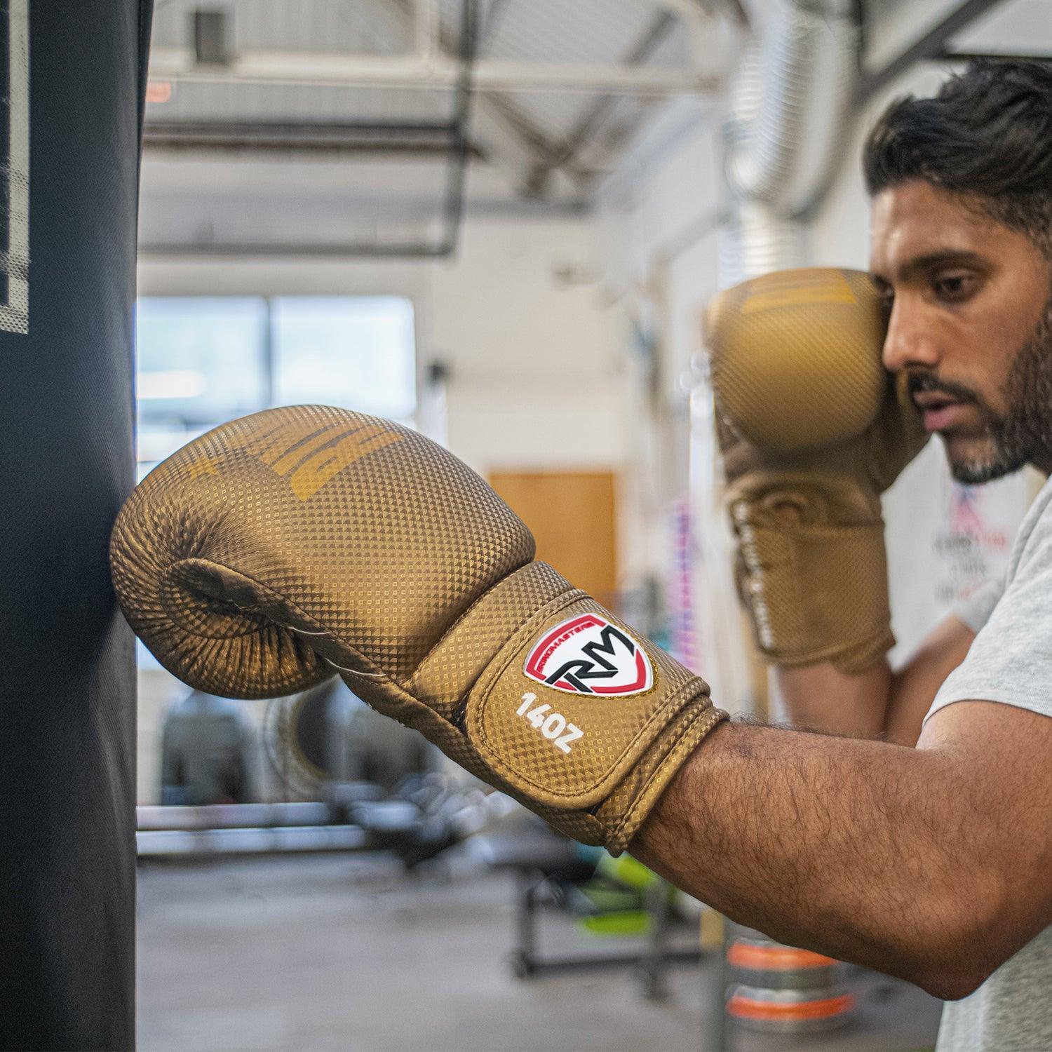 RingMaster Sports Boxing Gloves CarbonTech Leather Cobra Series - RingMaster Sports