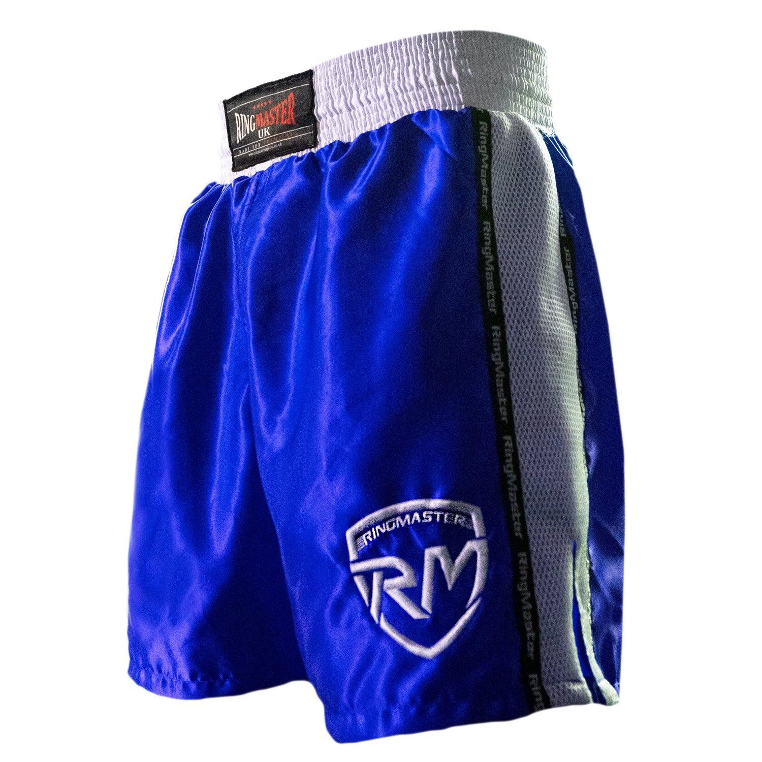 RingMaster Sports Champion Kids Boxing Shorts Blue - RingMaster Sports
