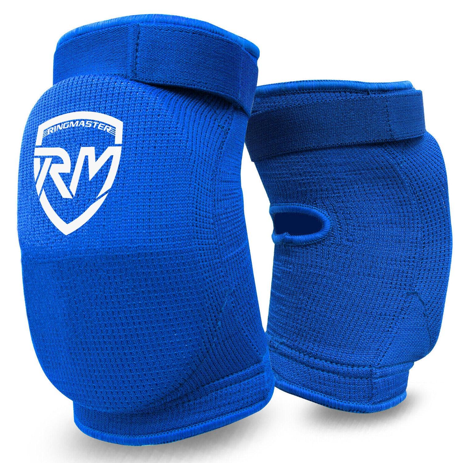 RingMaster Sports Elbow Pads Champion Series Blue - RINGMASTER SPORTS - Made For Champions