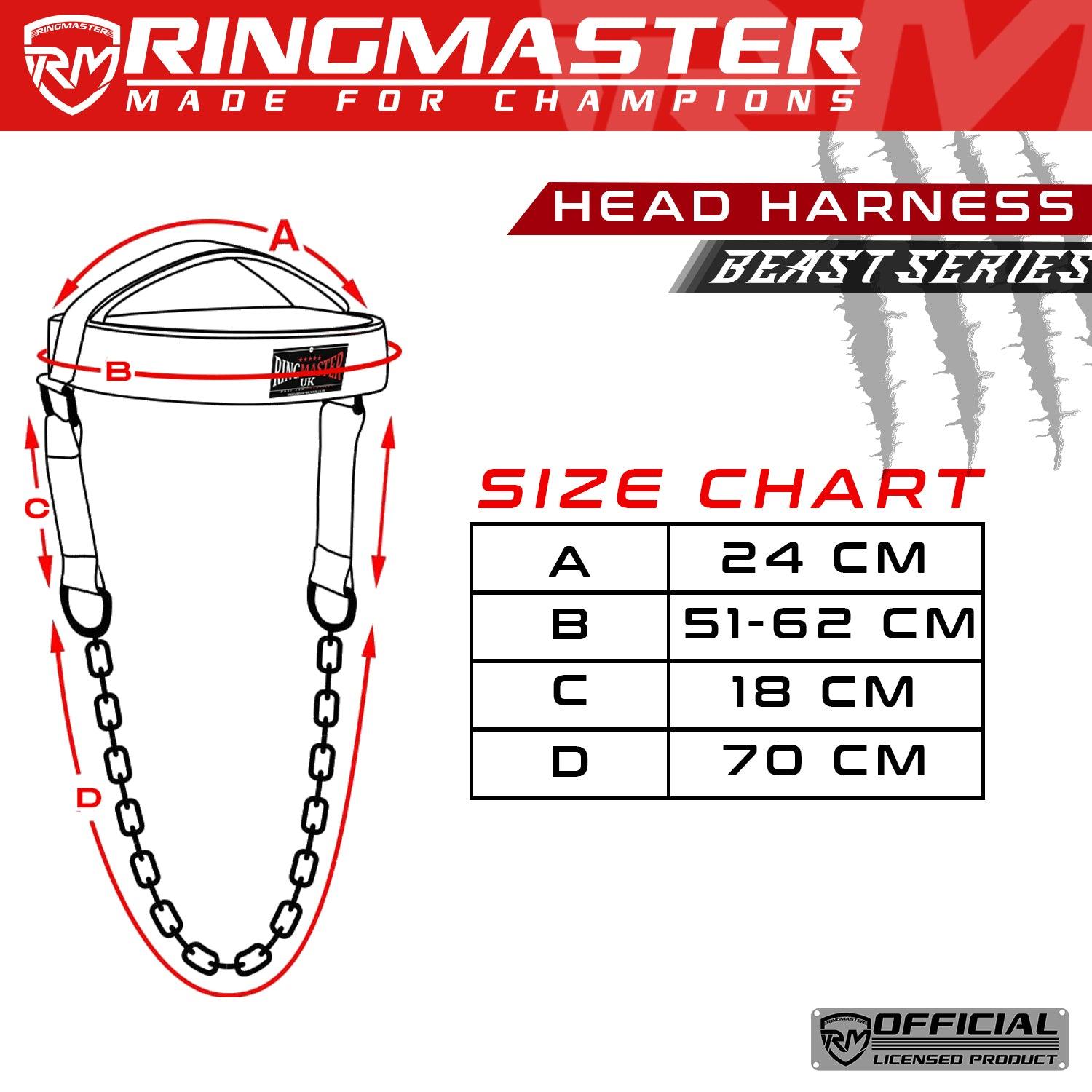 RingMaster Sports Weightlifting Head Harness One Size - RINGMASTER SPORTS - Made For Champions