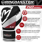 RingMaster Sports KO series Pro Boxing Gloves - RingMaster Sports
