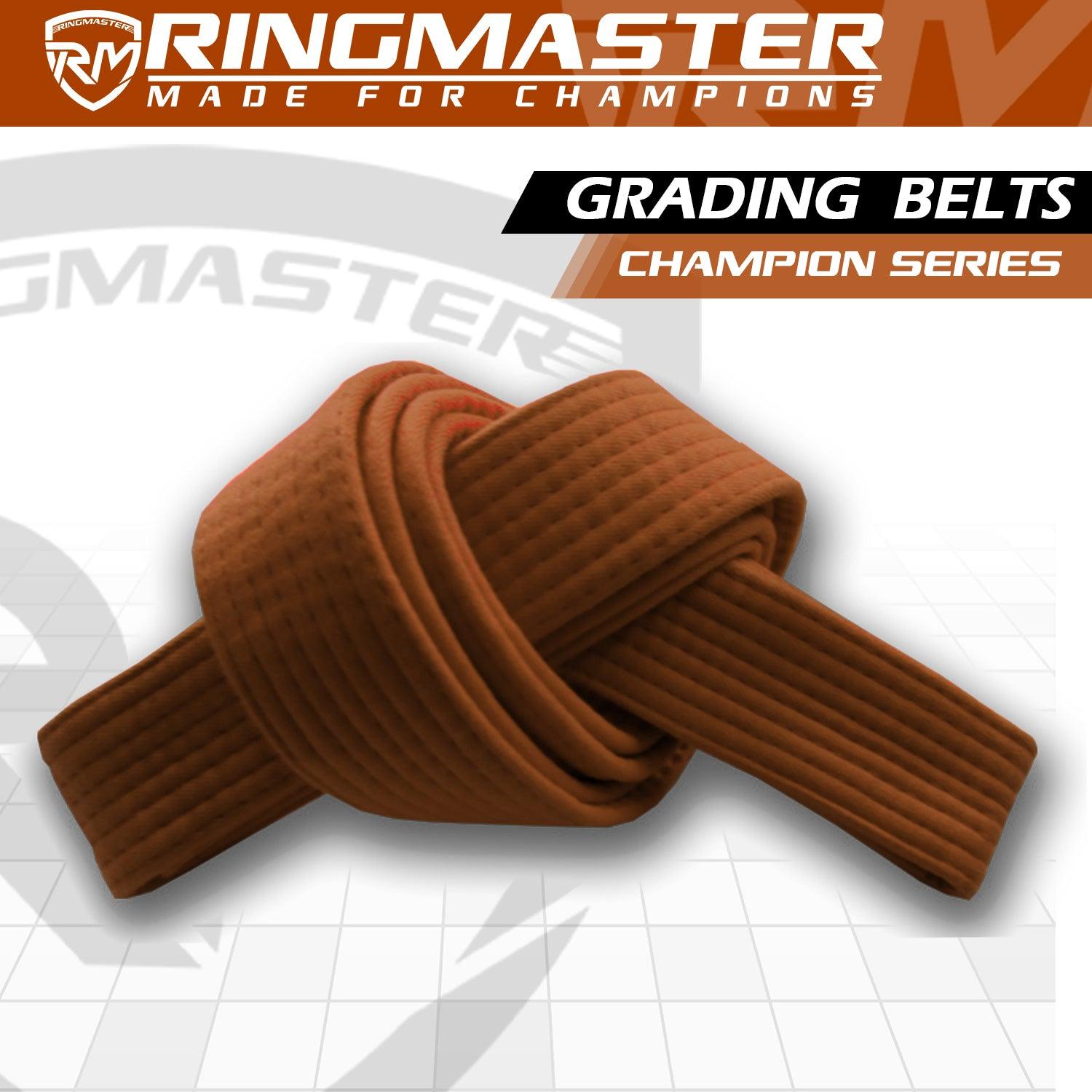 RingMaster Sports Plain Coloured Belts Champion Series - RINGMASTER SPORTS - Made For Champions
