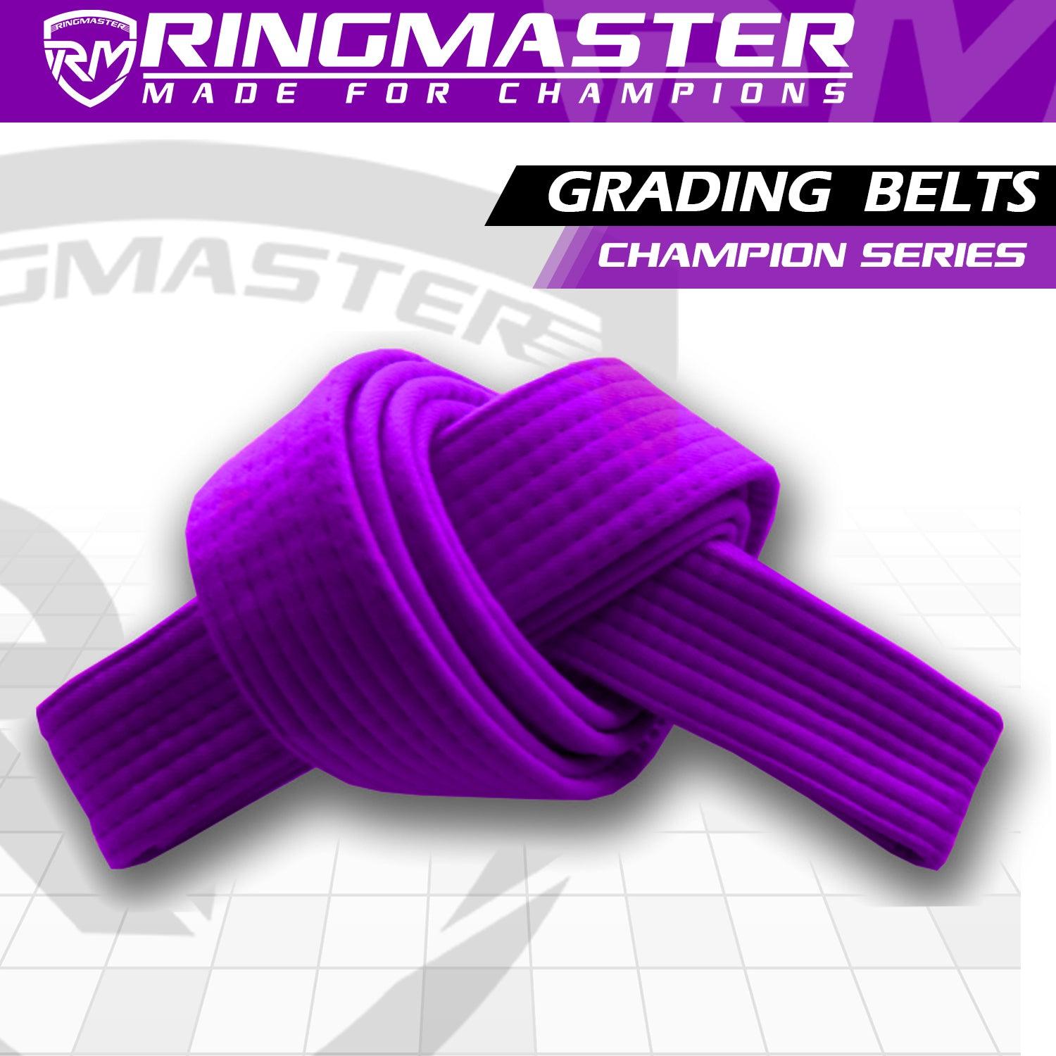 RingMaster Sports Plain Coloured Belts Champion Series - RINGMASTER SPORTS - Made For Champions