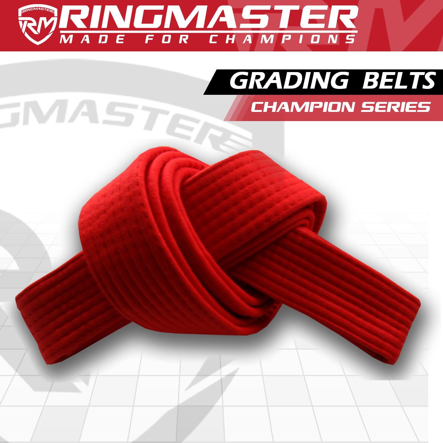 RingMaster Sports Plain Coloured Belts Champion Series - RINGMASTER SPORTS - Made For Champions