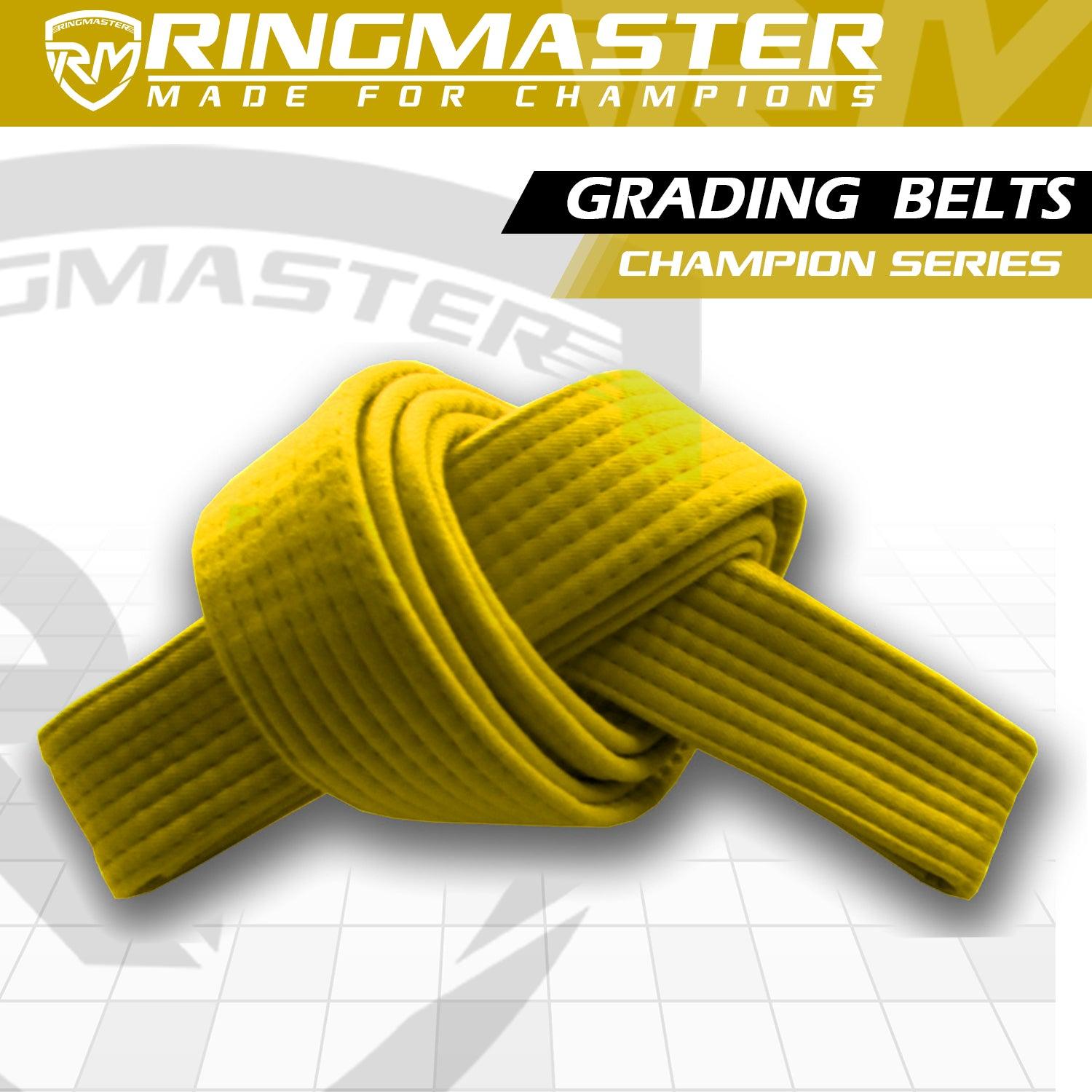 RingMaster Sports Plain Coloured Belts Champion Series - RINGMASTER SPORTS - Made For Champions