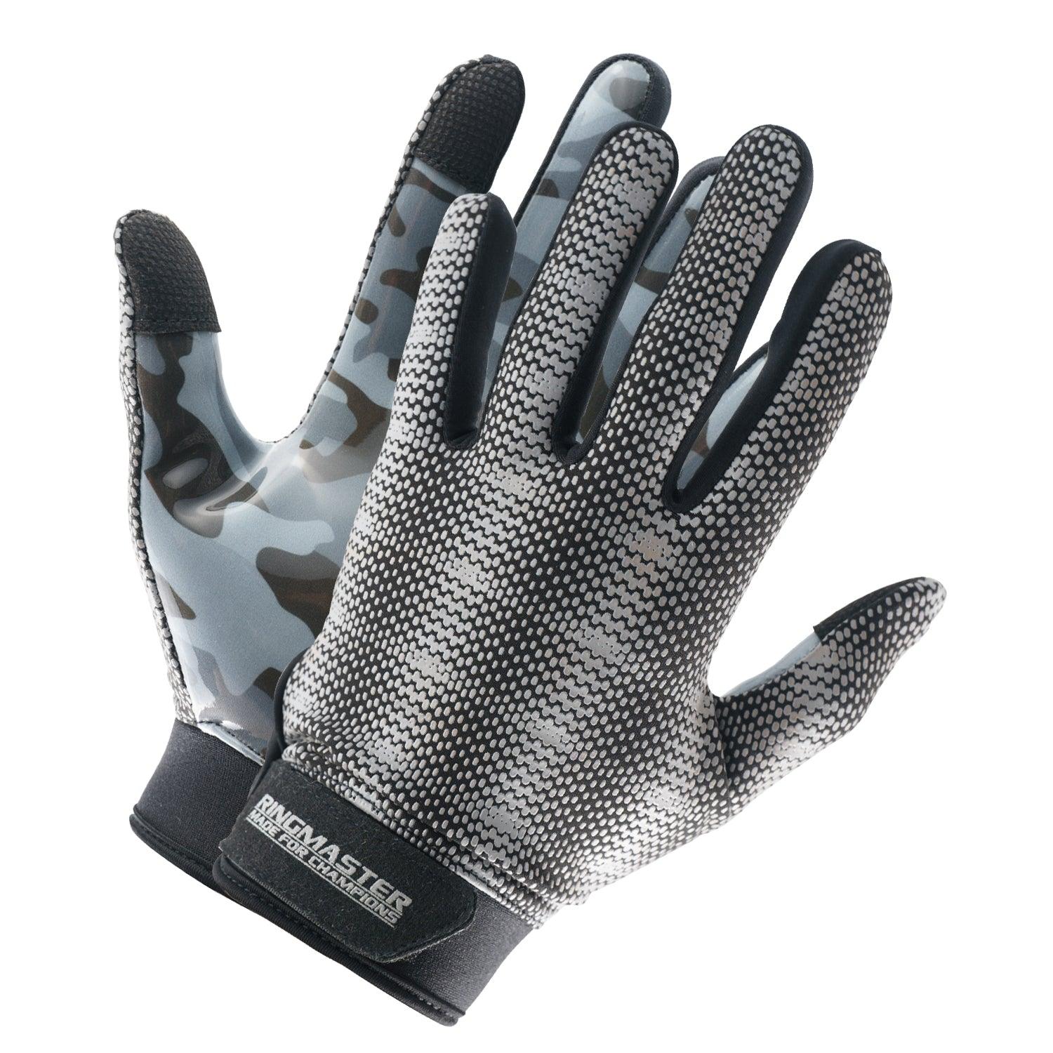 RingMaster Sports PowR Gym Training Gloves Grey Camo - RingMaster Sports