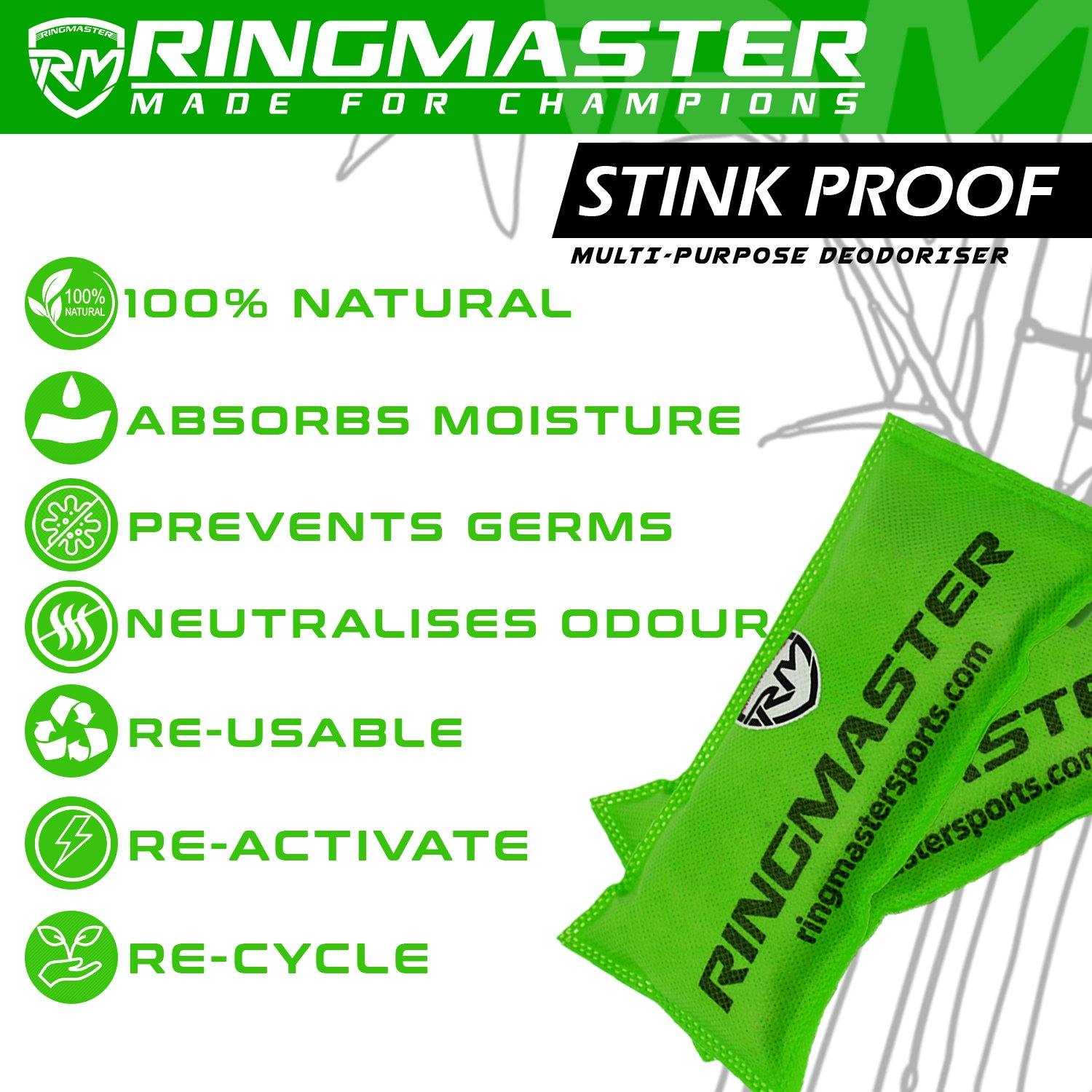 RingMaster Sports Stink Proof Sports Glove Deodoriser No Stink - RingMaster Sports