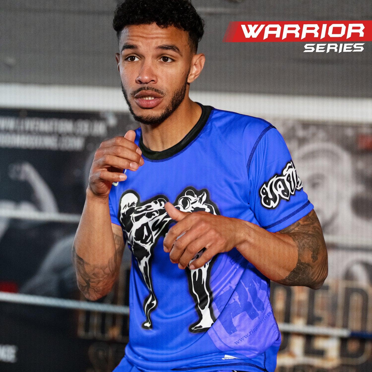 RingMaster Sports Warrior Kickboxing T-Shirt Blue - RingMaster Sports 2