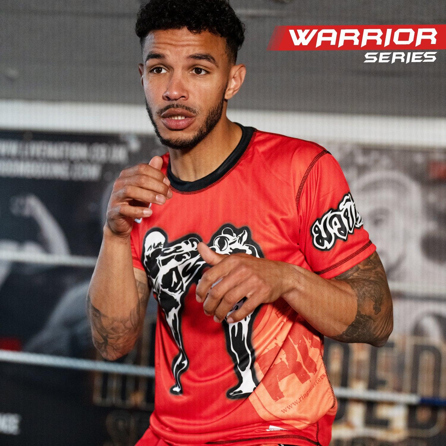 RingMaster Sports Warrior Kickboxing T-Shirt Red - RingMaster Sports image 2