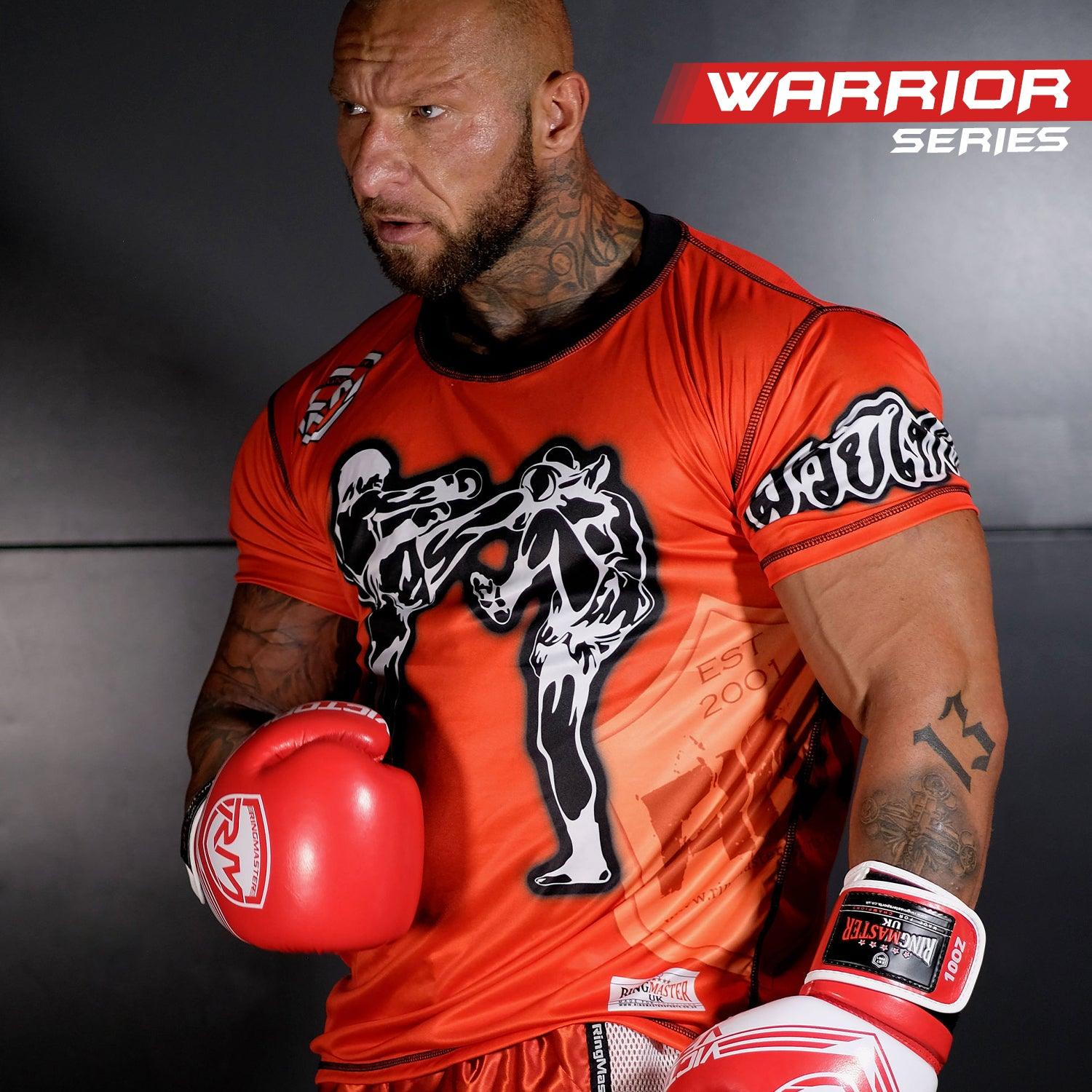 RingMaster Sports Warrior Kickboxing T-Shirt Red - RingMaster Sports image 3