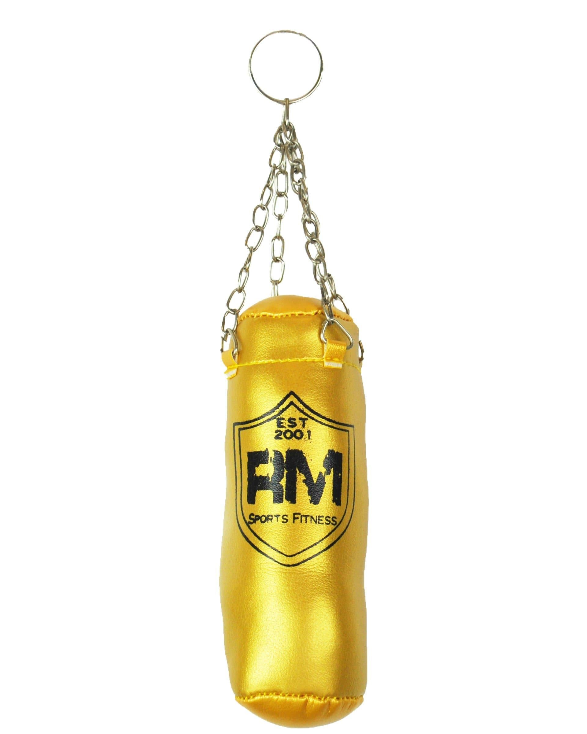 RingMasterUK Mini Boxing Gloves Car Hanger Van Rear Mirror Gift Flags (Gold PB) - RingMaster Sports