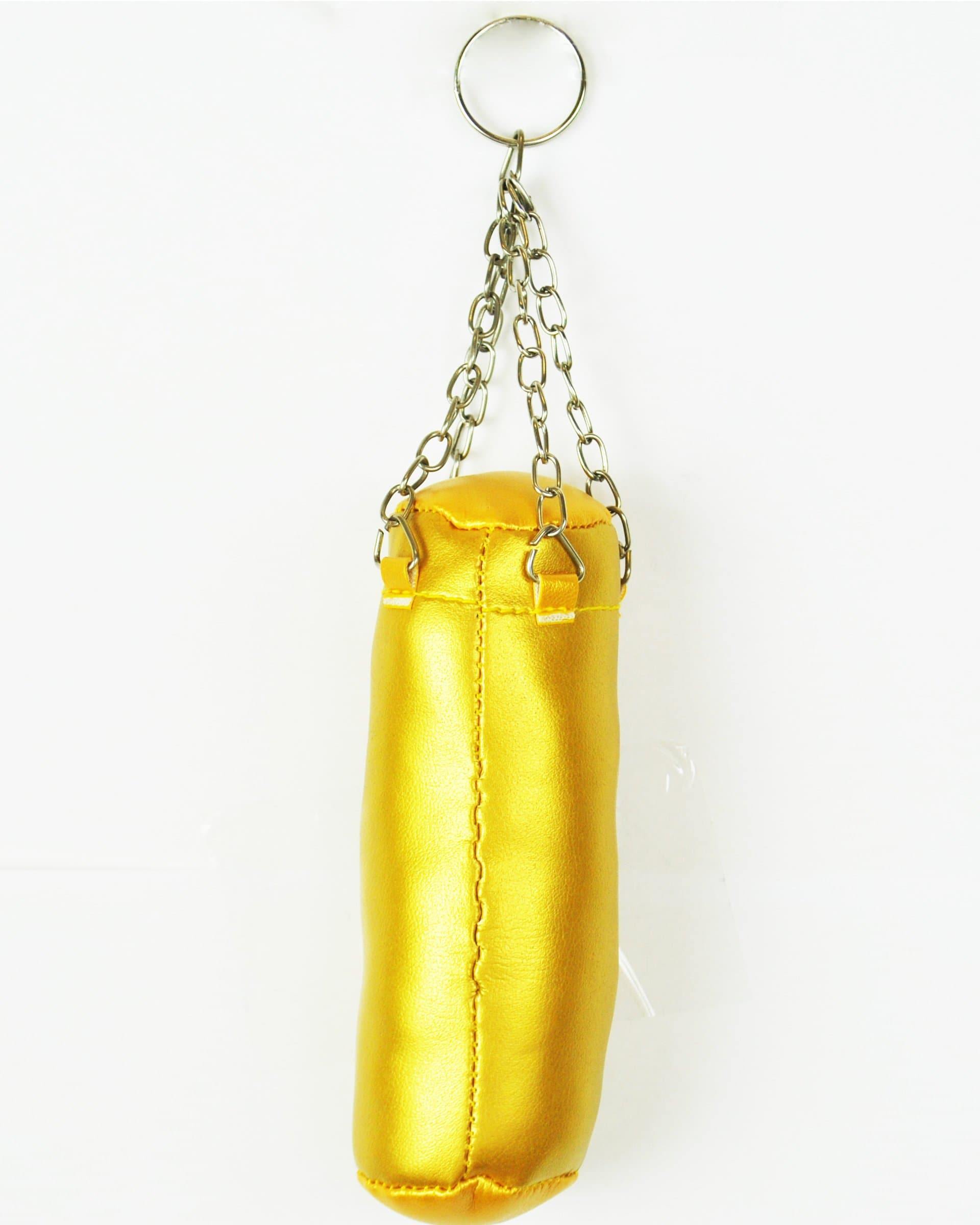 RingMasterUK Mini Boxing Gloves Car Hanger Van Rear Mirror Gift Flags (Gold PB) - RingMaster Sports