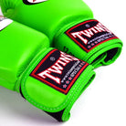 BGVL3 Twins Lime Green Velcro Boxing Gloves - RingMaster Sports