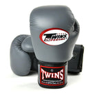 BGVL3 Twins Grey Velcro Boxing Gloves 10oz - RingMaster Sports