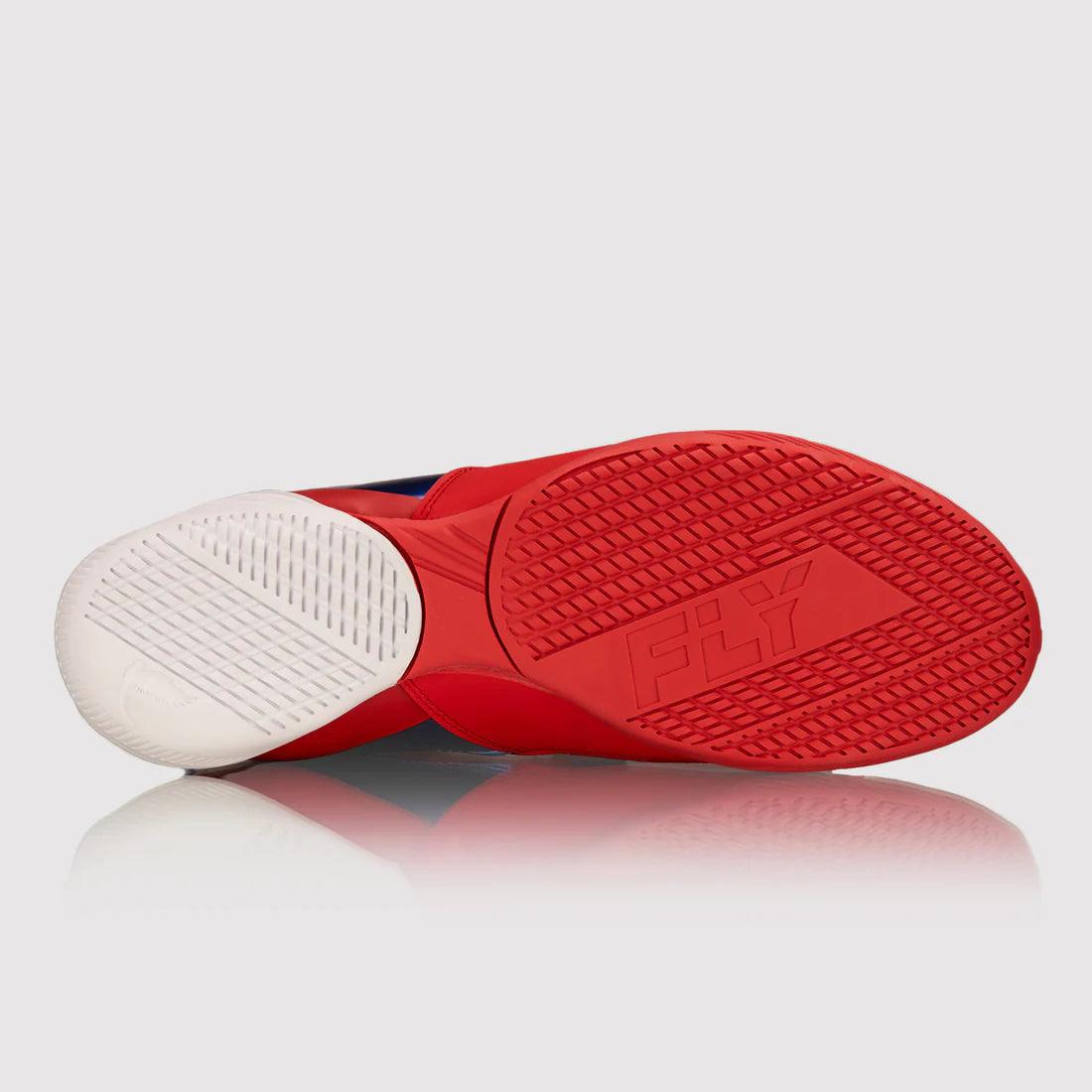 best boxing boots, junior boxing boots, mens boxing boots, black boxing boots, title boxing boots, cheap boxing boots, leather boxing boots, Fly Storm Boxing Boots Blue/Red/White, fly boxing boots, boxing boots, shoes black, Ringmaster Sports equipment, Ringmaster Boxing equipment, Ringmaster Boxing gloves, Ringmaster boxing boots