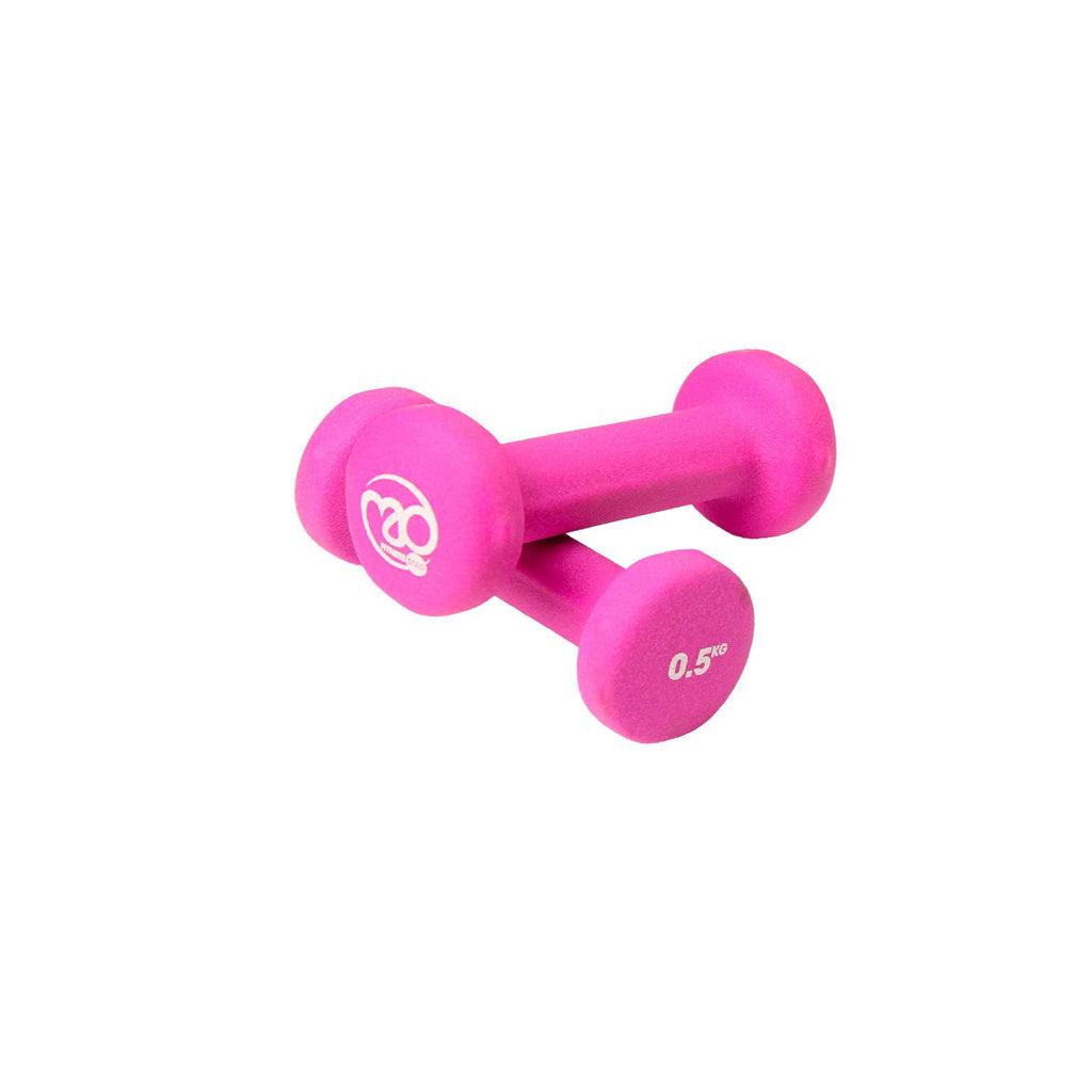 0.5kg Neoprene Dumbbells - Pink (Pair) - RINGMASTER SPORTS - Made For Champions