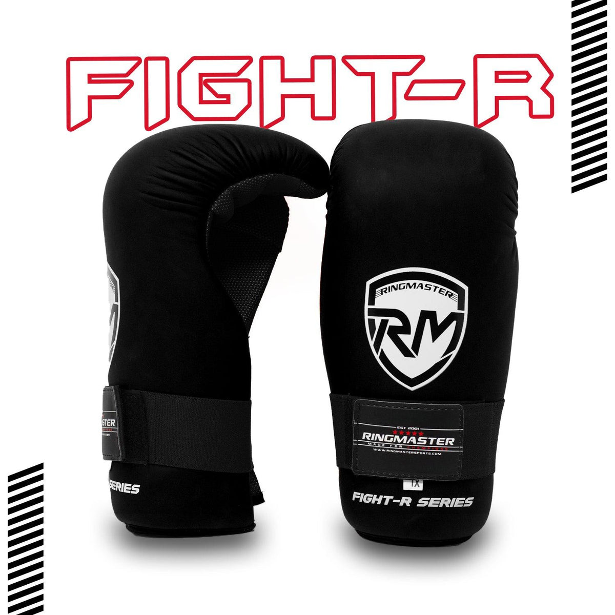 Black RingMaster Sports point fighting gloves