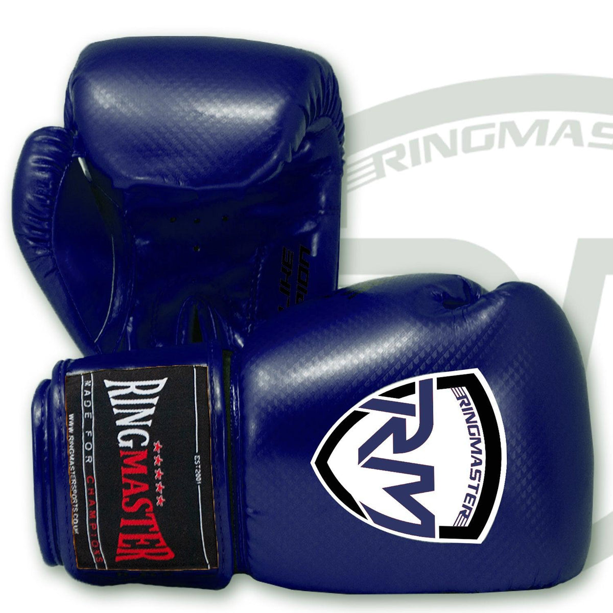 RingMaster Sports blue kids boxing training gloves